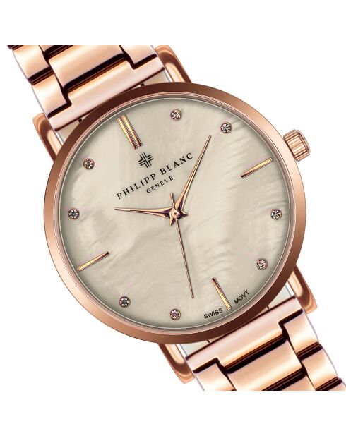 Lucerne Roségold Edelstahluhr für Damen