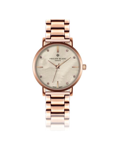 Lucerne Roségold Edelstahluhr für Damen