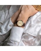 Montre Femme en Cuir Lausanne marron