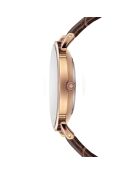 Montre Femme en Cuir Lausanne marron