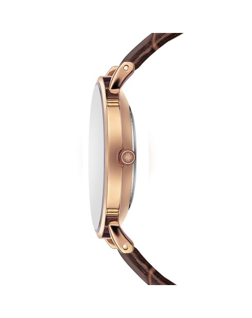 Montre Femme en Cuir Lausanne marron