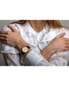 Montre Femme en Cuir Lausanne noire