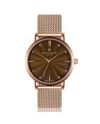 Montre Femme en Acier Lucerne rose doré