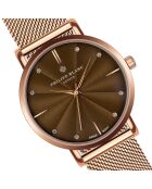 Montre Femme en Acier Lucerne rose doré