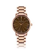 Montre Femme en Acier Lucerne rose doré