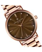 Montre Femme en Acier Lucerne rose doré