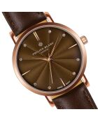 Lucerne Brown Lederuhr für Damen