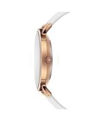 Montre Femme en Cuir Lucerne blanche