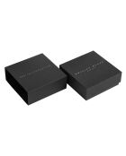 2 Bracelets Homme Gift en Cuir & Acier argenté/noir