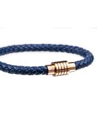 Bern Blaue Lederuhr mit Armbandset