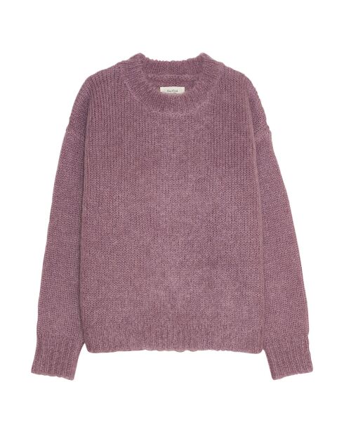 Pull en Laine & Mohair mélangés Maessa  mauve