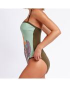 Maillot de bain 1 Pièce Jungle vert