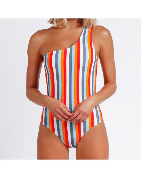 Bañador Sun Stripes Cups multicolor de una pieza