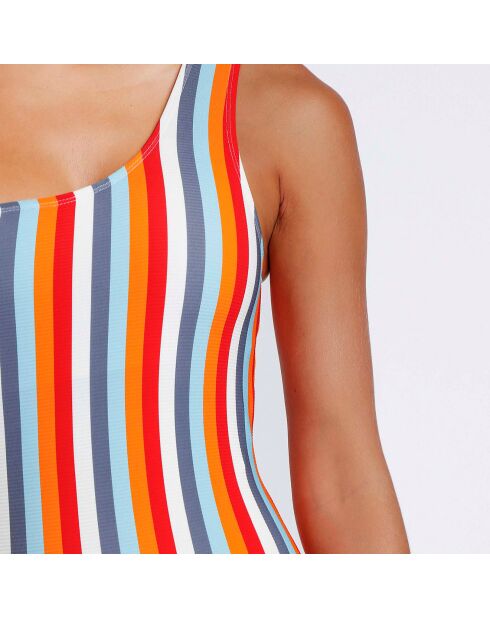 Bañador Sun Stripes Cups multicolor de una pieza