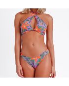Maillot de bain 2 Pièces Jungle mauve