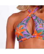 Maillot de bain 2 Pièces Jungle mauve