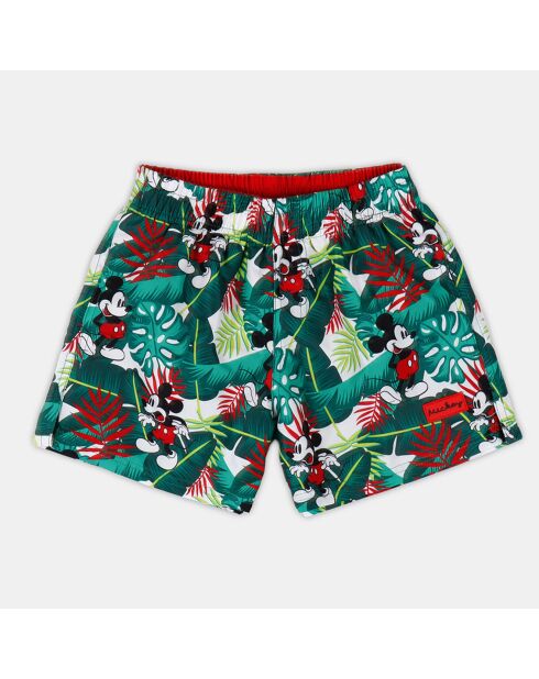 Pantalones cortos de baño verde Jungle Forest