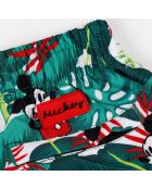Short de bain Jungle vert forêt