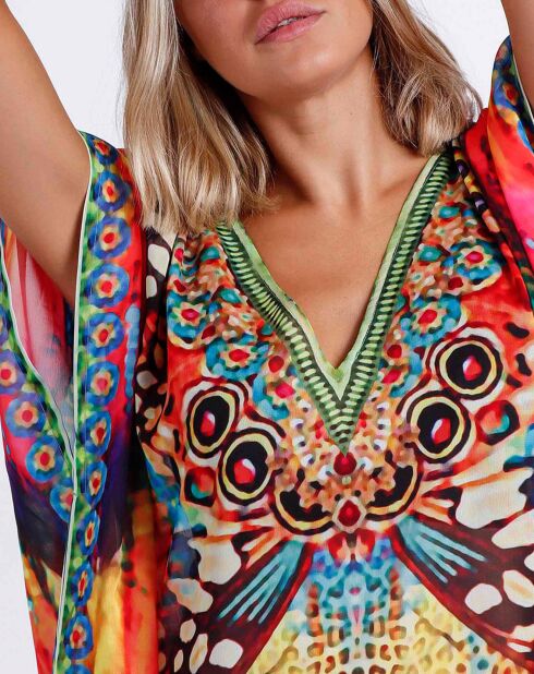 Kaftan Butterfly multicolore