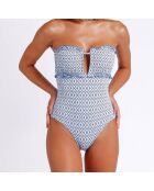 Maillot de bain 1 Pièce Copea Greek bleu