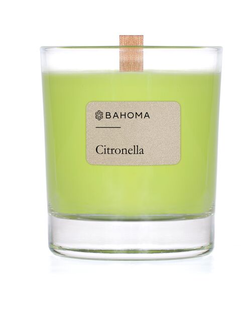 Bougie parfurmée Natural Citronella - 1 mèche 75h