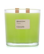 Bougie parfumée XL Natural Citronella - 2 mèches 80h