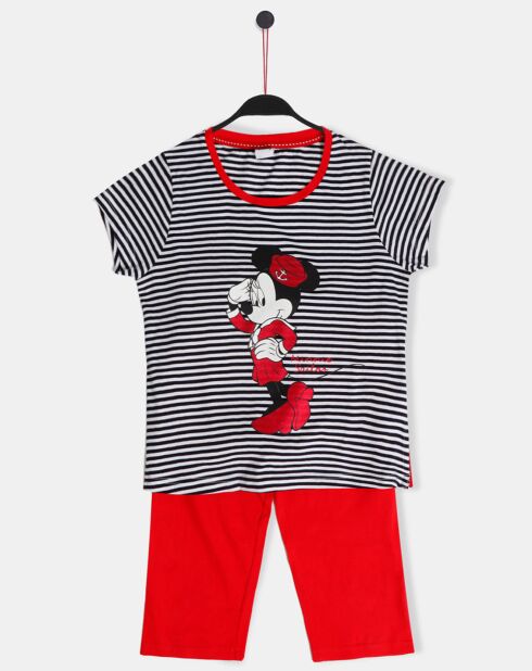 Pigiama Minnie blu/rosso