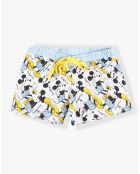 Pyjama Mickey summer gris/jaune