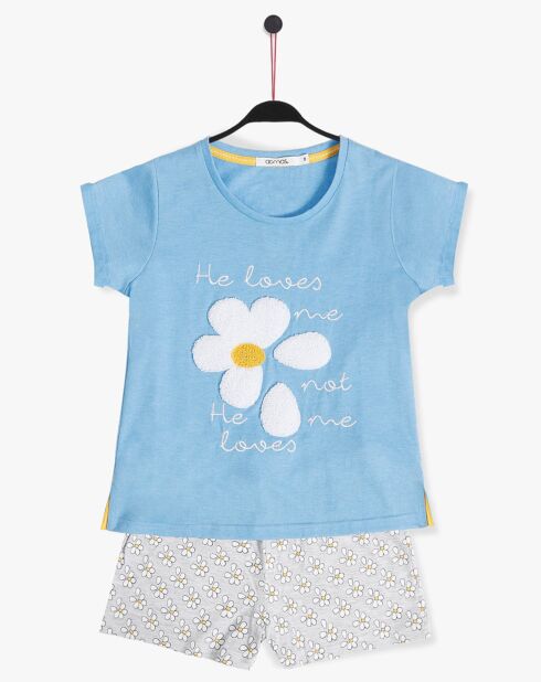 Pigiama Be yourself blu/grigio