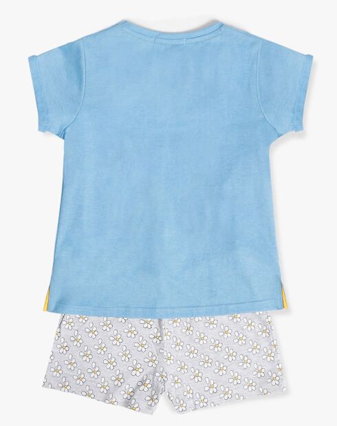 Pigiama Be yourself blu/grigio