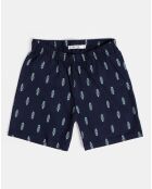 Pyjama Californien bleu marine