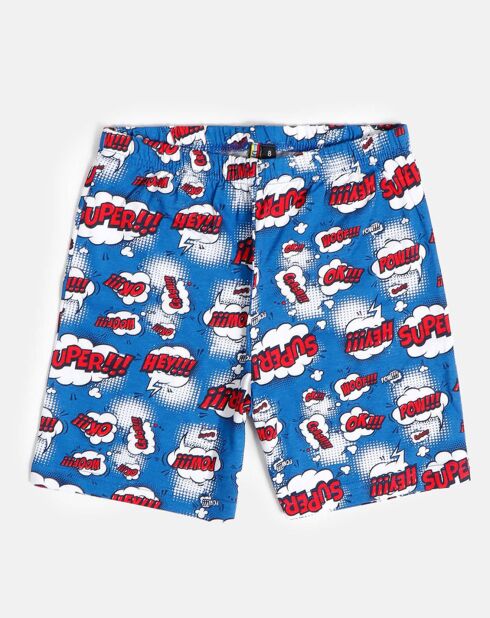 Blauer Schlafanzug Super Kid