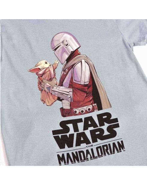 Pyjama Mandalorien baby yoda bleu