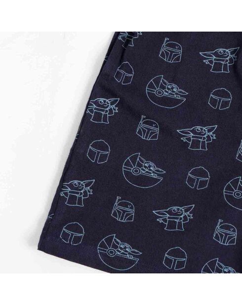 Pyjama Mandalorien baby yoda bleu