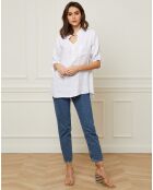 Blouse 100% Lin Bjorg blanc