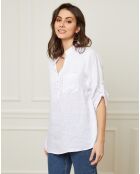 Blouse 100% Lin Bjorg blanc