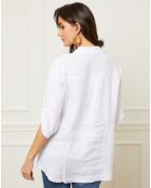 Blouse 100% Lin Bjorg blanc