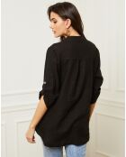 Blouse 100% Lin Bjorg noir