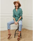 Blouse 100% Lin Bjorg vert