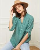 Blouse 100% Lin Bjorg vert