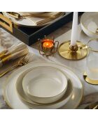 Servizio da tavola in porcellana multicolore - 18 pezzi