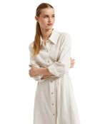Robe en Lin mélangé Emma blanche