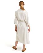 Robe en Lin mélangé Emma blanche
