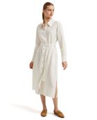 Robe en Lin mélangé Emma blanche
