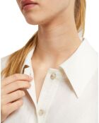 Robe en Lin mélangé Emma blanche