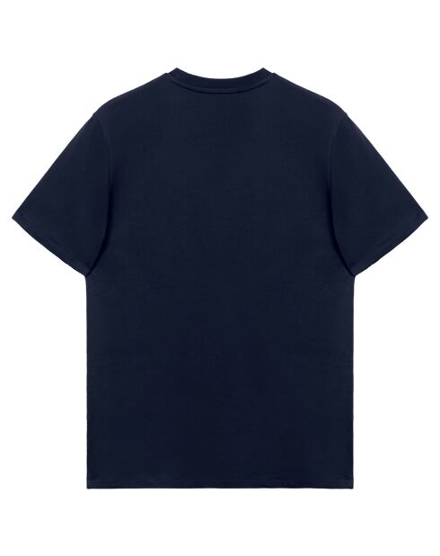 2 T-Shirts Gaspard multicolore blanc/bleu marine