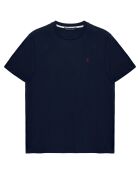 2 T-Shirts Gaspard multicolore blanc/bleu marine