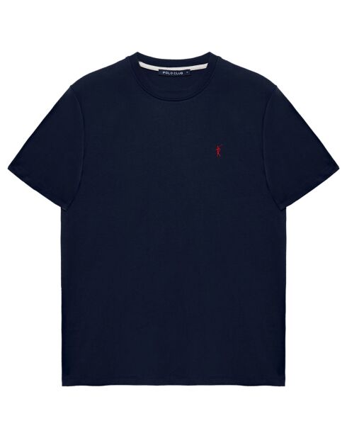2 T-Shirts Gaspard multicolore blanc/bleu marine