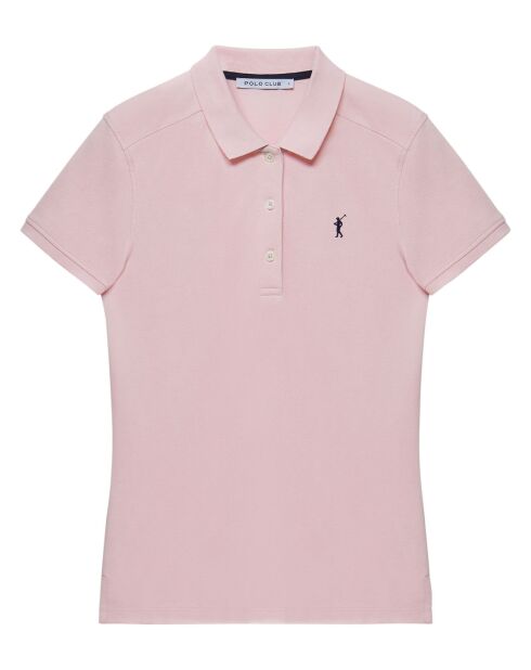 3 Polos Lya multicolore blanc/rose/bleu