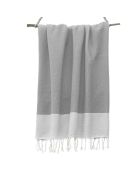 Fouta Ibiza Honeycomb Perlgrau/Weiß - 100x200 cm